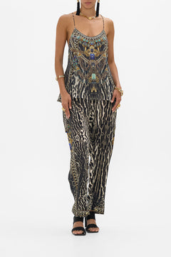 CAMILLA Pocket Harem Pant in Cat Worship print. 