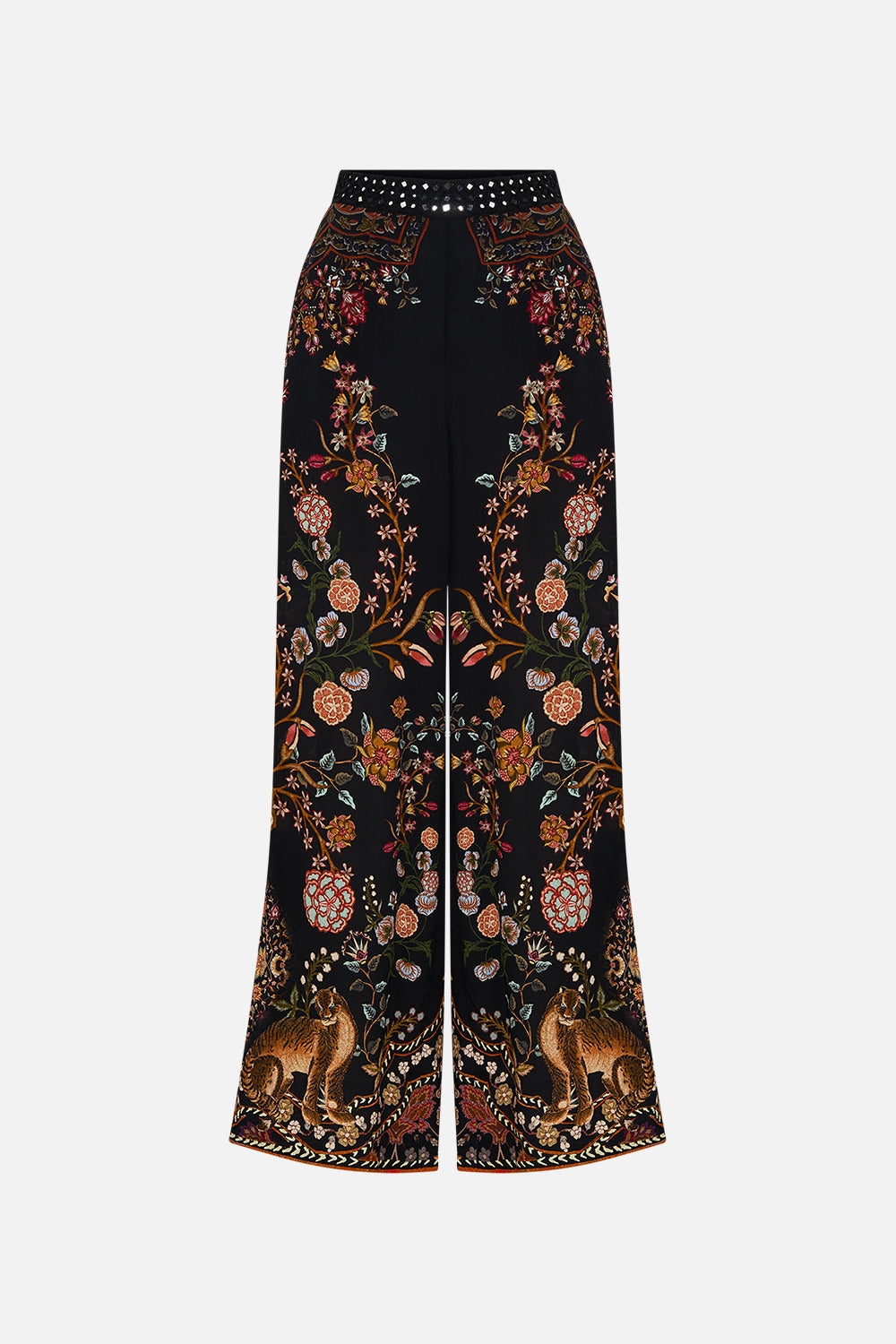 CAMILLA Straight Leg Relaxed Trouser Loom to Tomb print