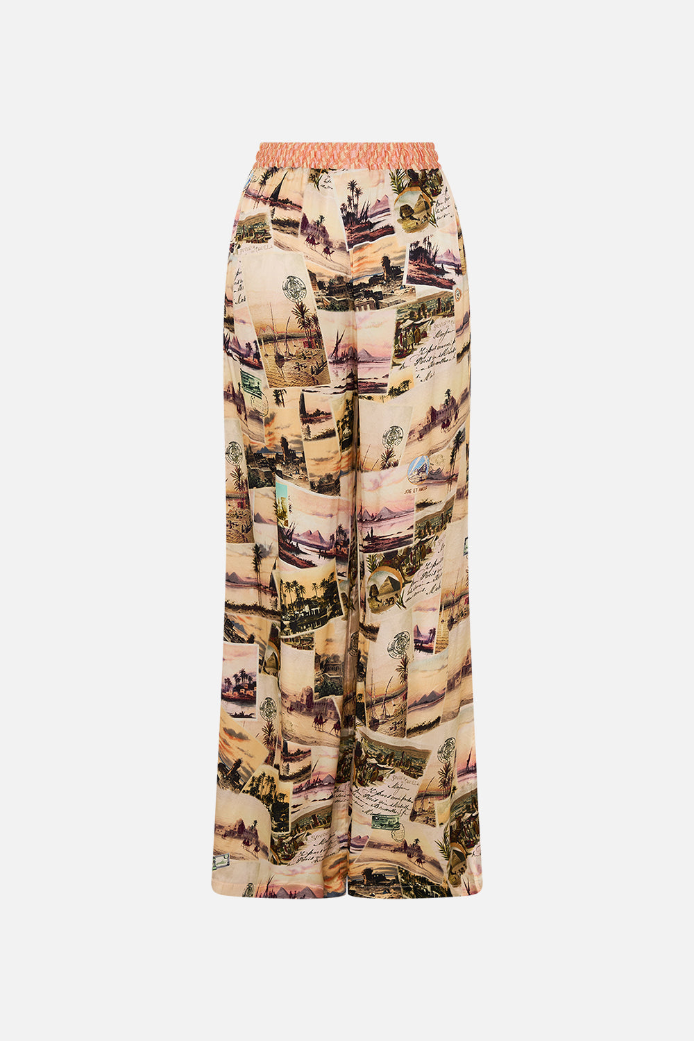 The CAMILLA KIDS DRAWSTRING MAXI DRESS WITH BOW STRAPS OTTOMAN DYNASTY in our  print.