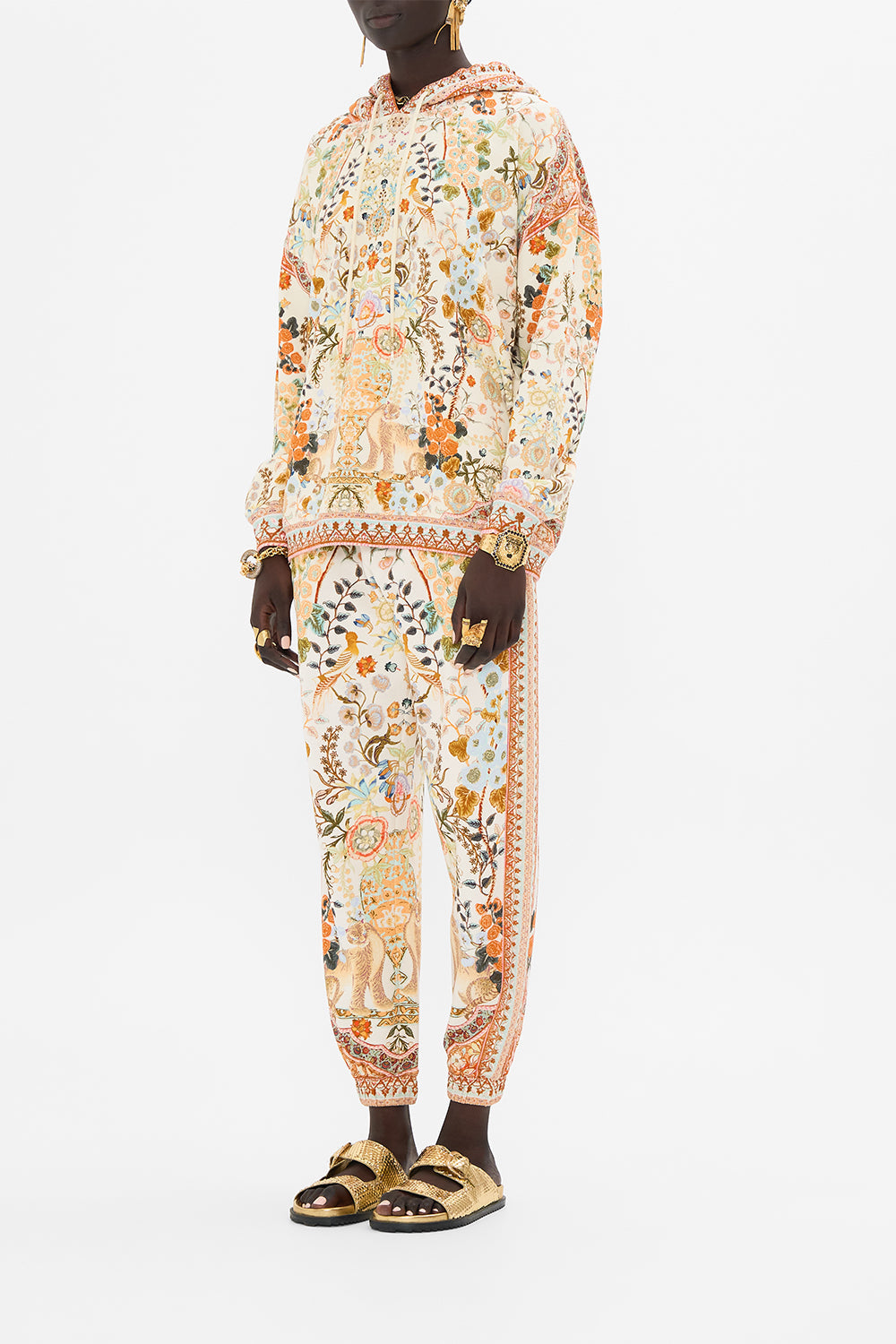 CAMILLA Hoody with Pockets in Honour of Heirlooms print