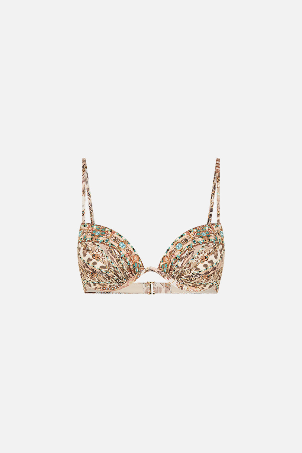 CAMILLA Continuous Wire Moulded Bra The Throne Room print