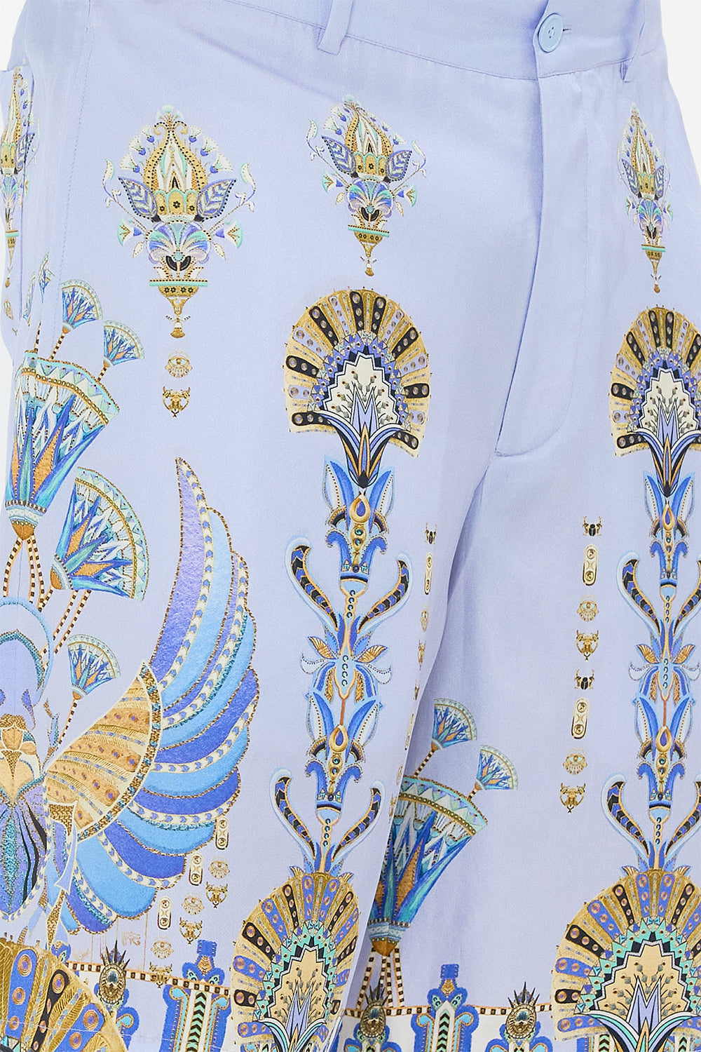 The CAMILLA V NECK KAFTAN WITH FRONT WELT POCKETS MY FAIR PHARAOH in our  print.