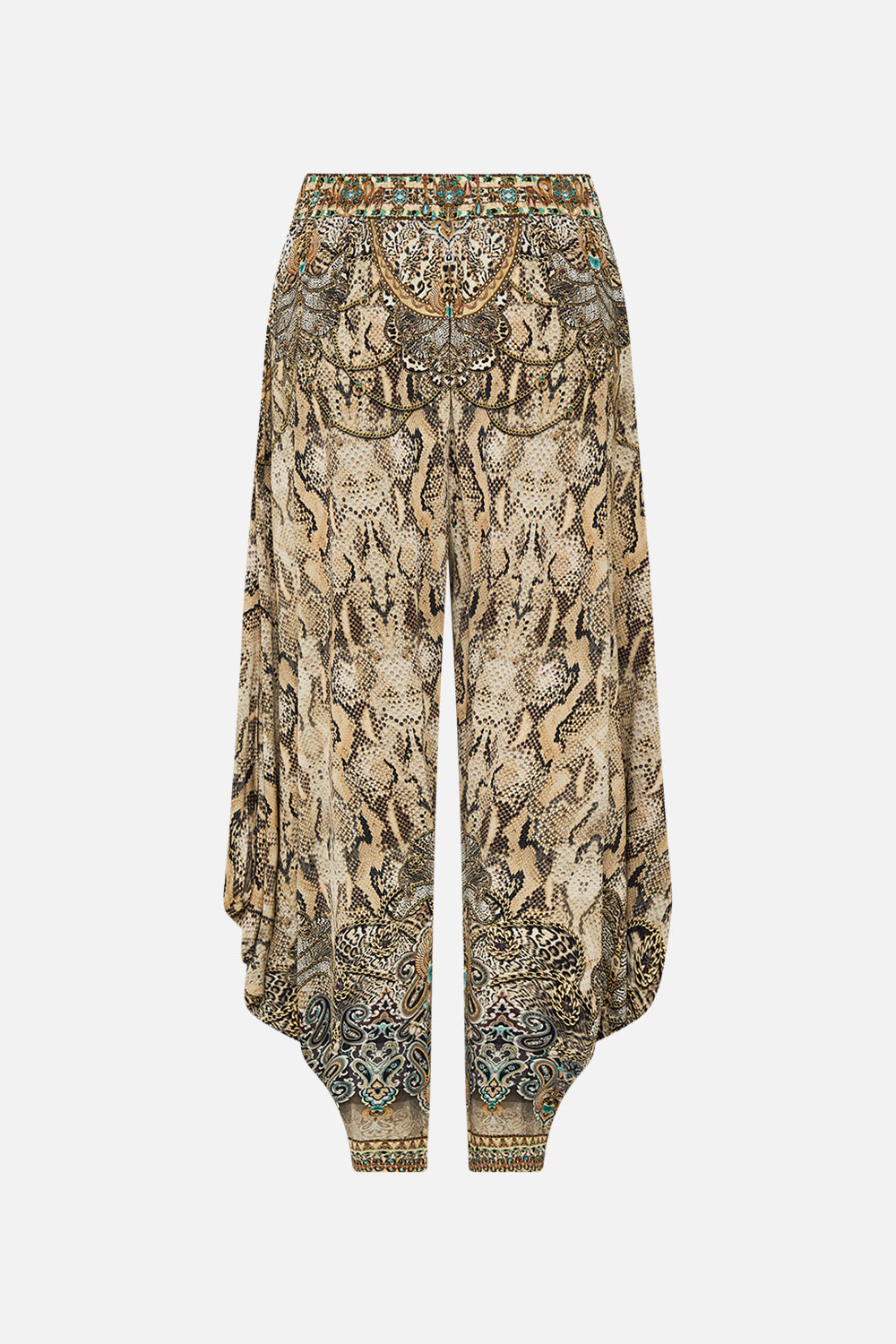 CAMILLA Jersey Drape Pant with Pocket in The Throne Room print