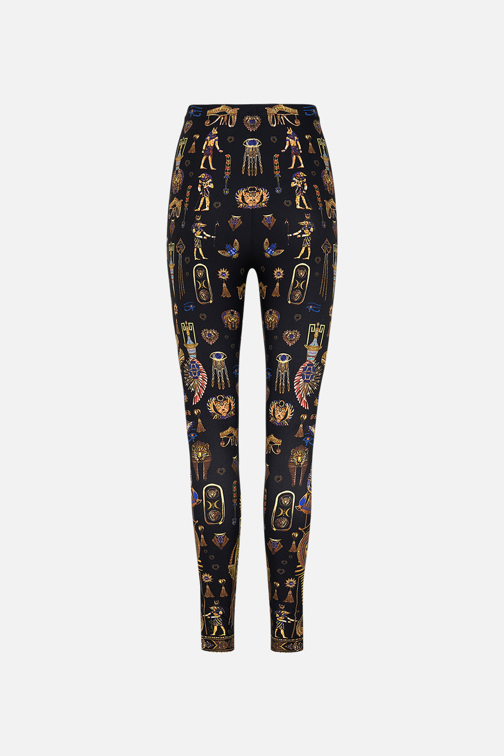 CAMILLA Lustre Printed Leggings in Cartouche Kingdom print. 