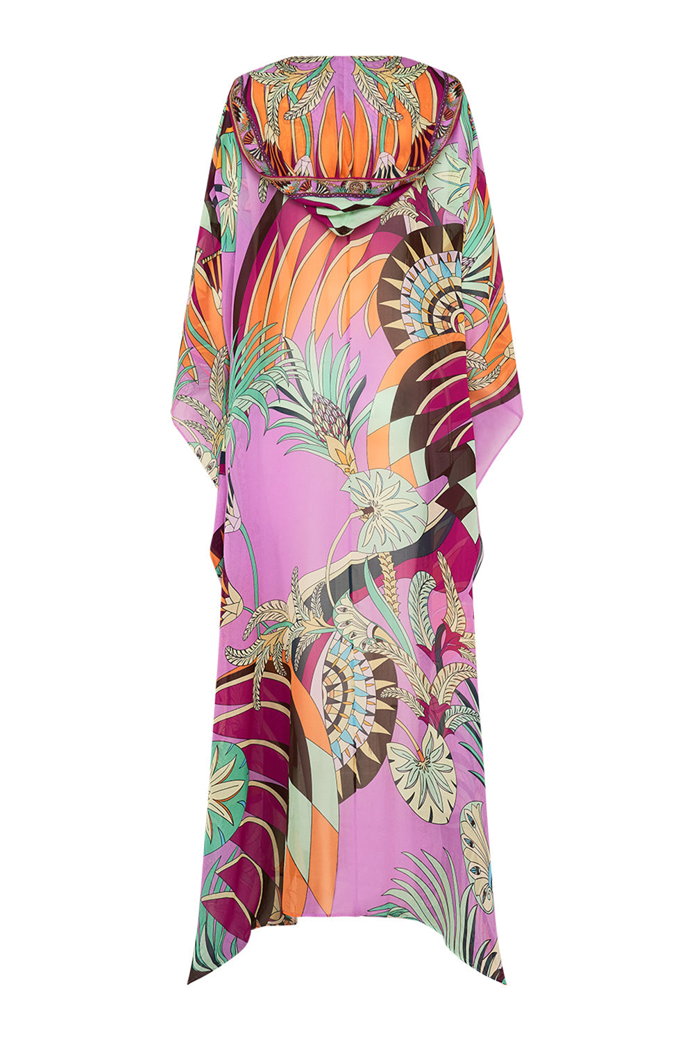 CAMILLA Oversized Robe in Giza Goddess print. 