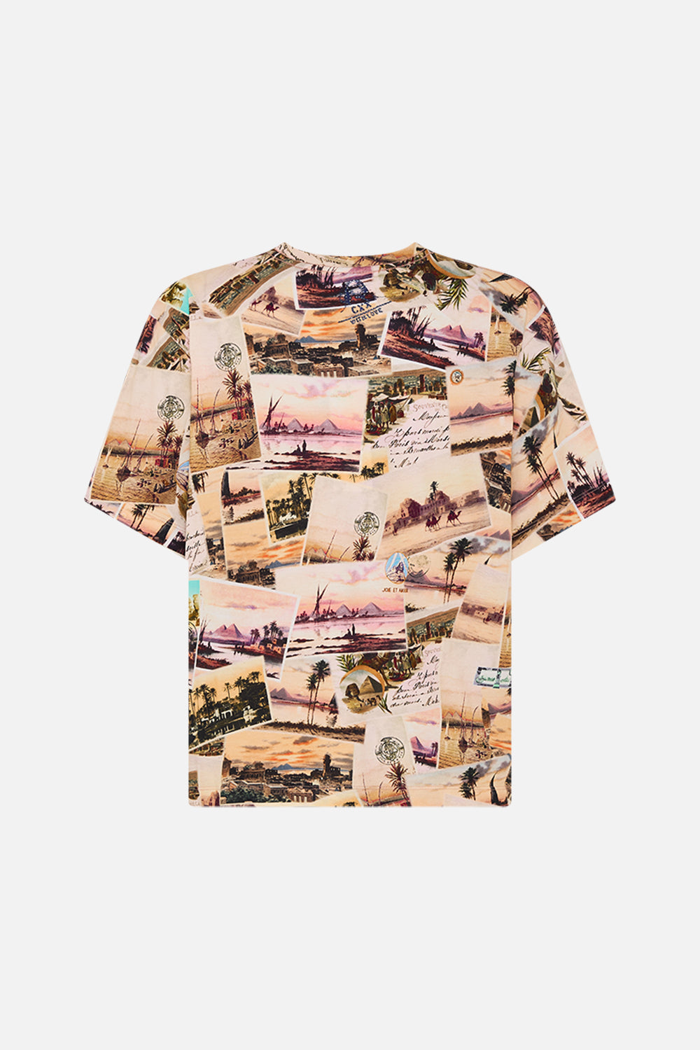 CAMILLA classic tee printed in Milla's Got Mail print. 