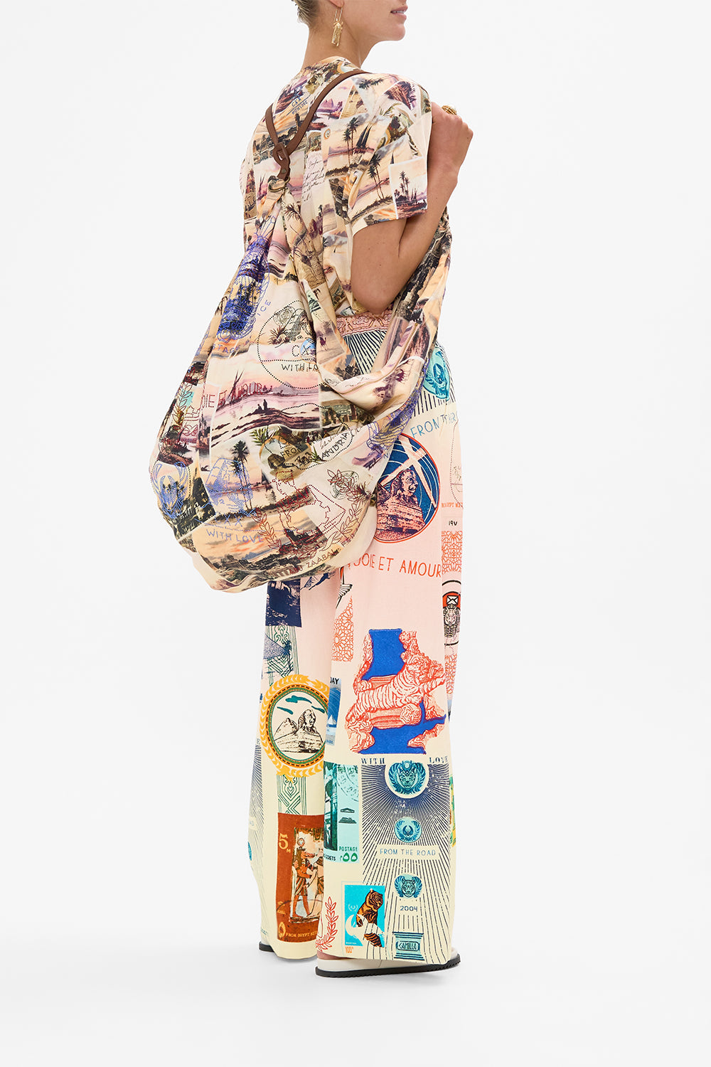 CAMILLA classic tee printed in Milla's Got Mail print. 