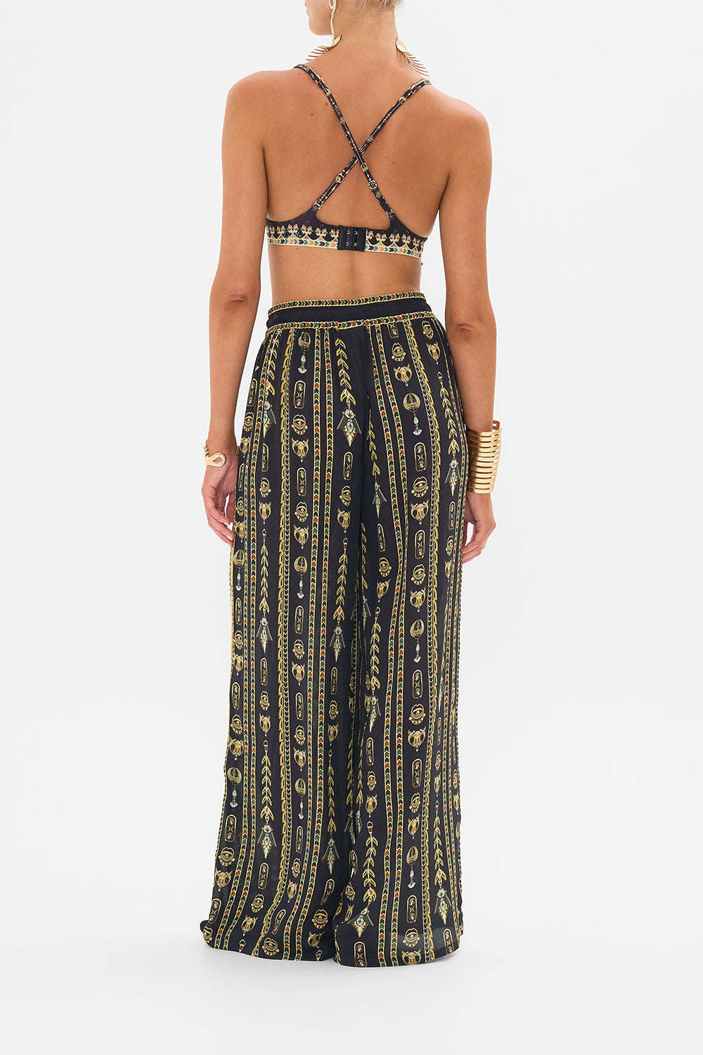 CAMILLA Soft CD Bra with Back Clip in They Called Her Nefertari print