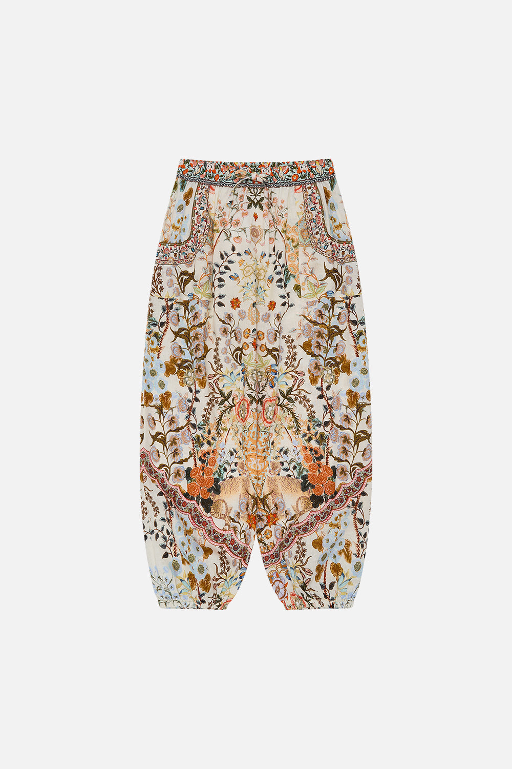 Milla By Milla By Milla By CAMILLA Kids Relaxed Beach Pant with Pockets 4-10 in Honour of Heirlooms print