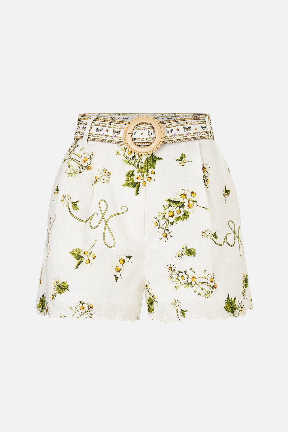 The CAMILLA MINIMAL WIDE LEG PANT ORNATE ON A PLATE in our  print.