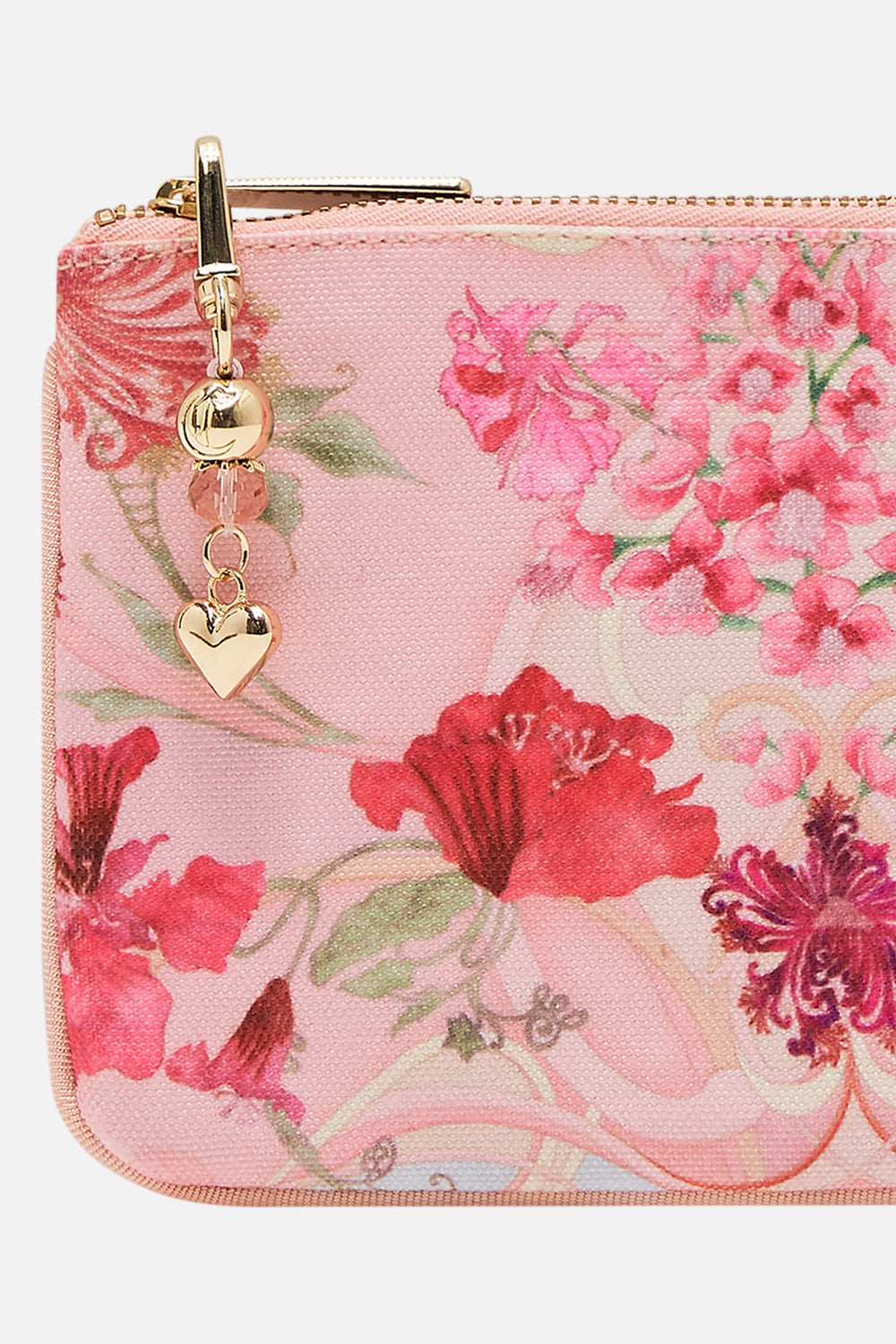 COIN AND PHONE PURSE BLOSSOMS AND BRUSHSTROKES