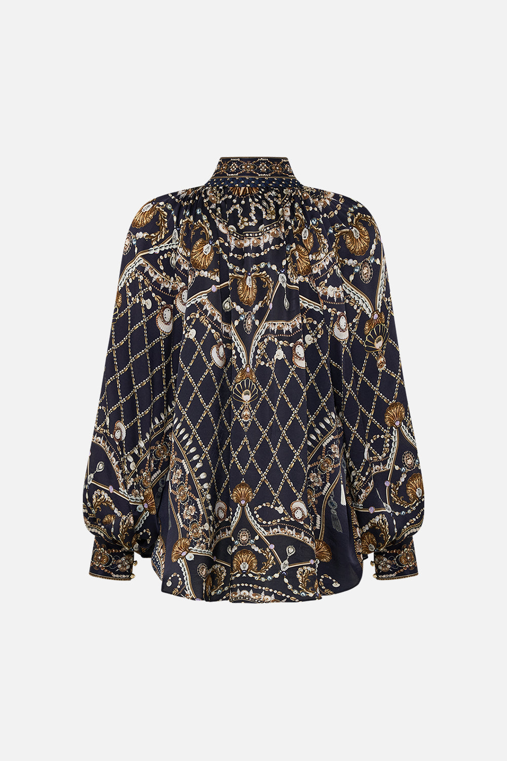 CAMILLA button up shirt in Shell Games print