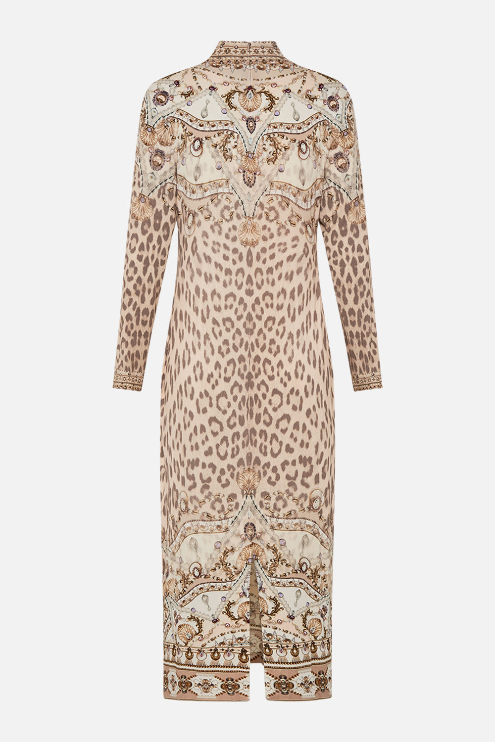CAMILLA printed jersey dress in Grotto Goddess print