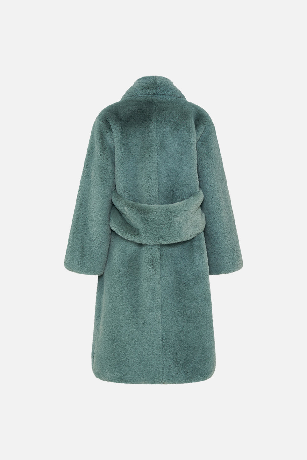 CAMILLA Floral Long Teddy Coat in Dreaming in Dutch