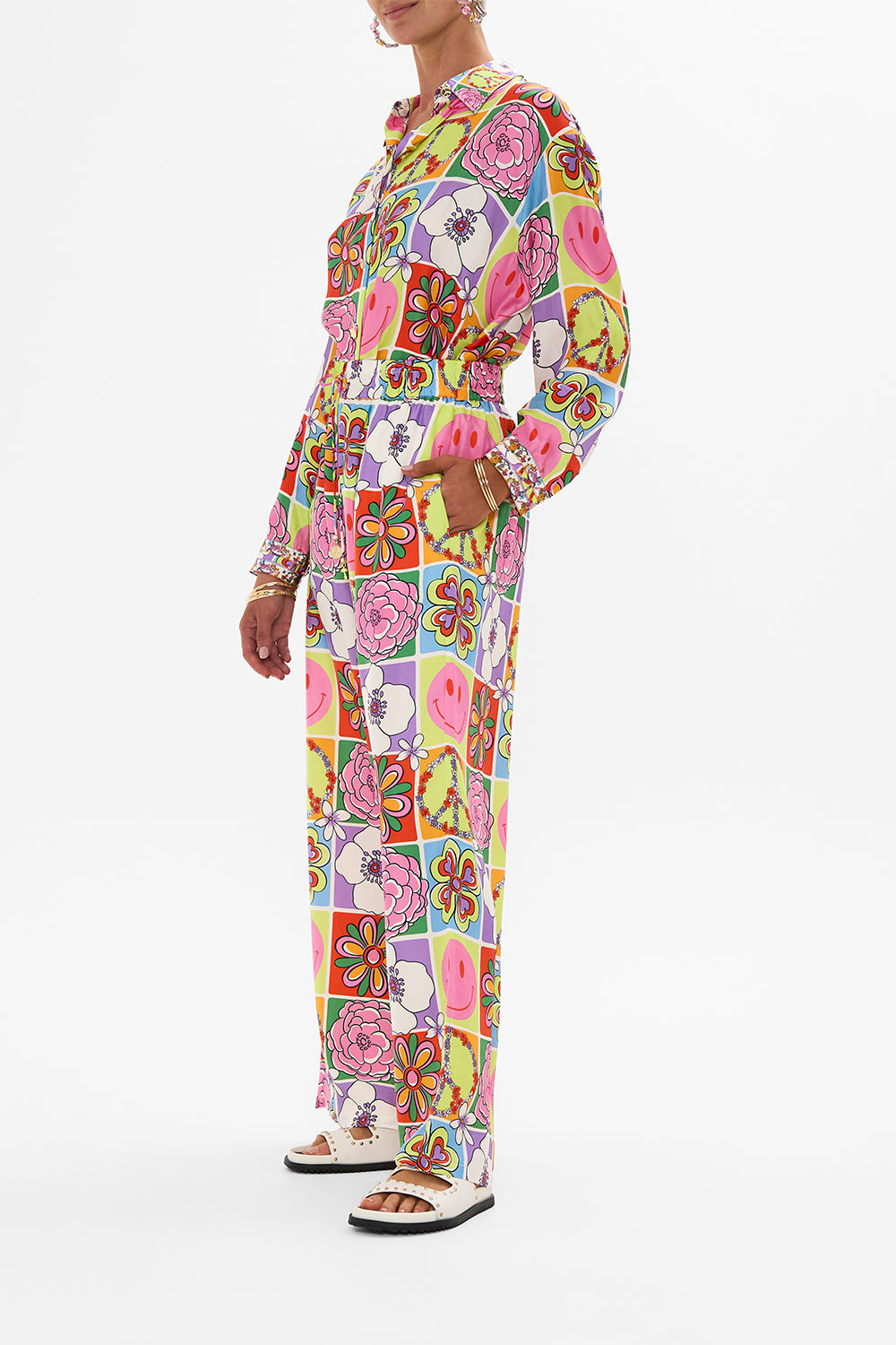 The CAMILLA CATSUIT TALES OF TATTOO in our  print.