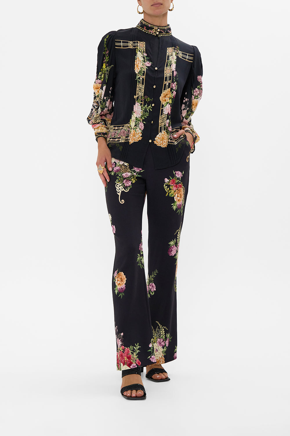 The CAMILLA SHORT KIMONO WRAP ERA OF EMPIRES in our ERA OF EMPIRES print.