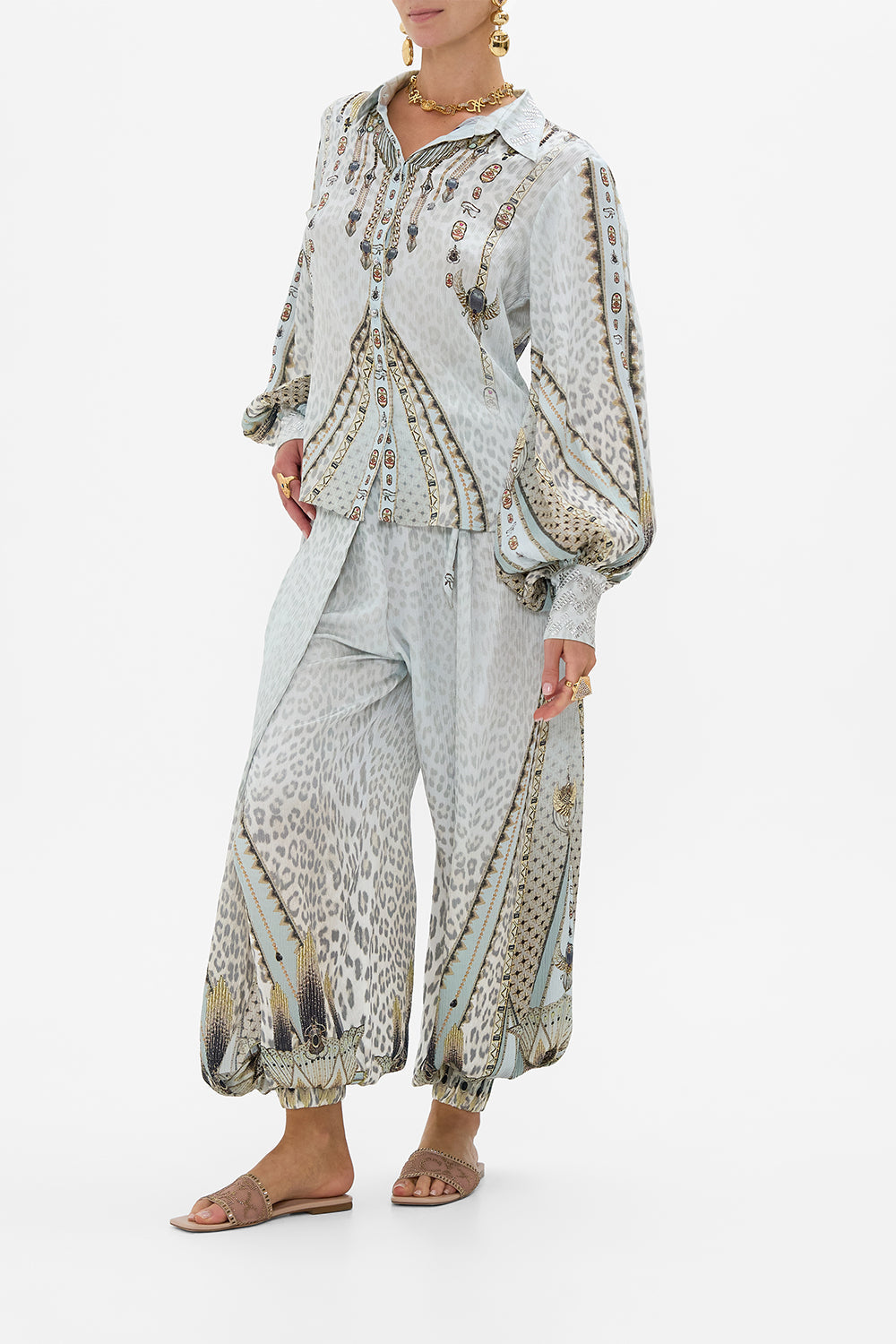 SPLIT SLEEVE BLOUSE SAHARA STARLET