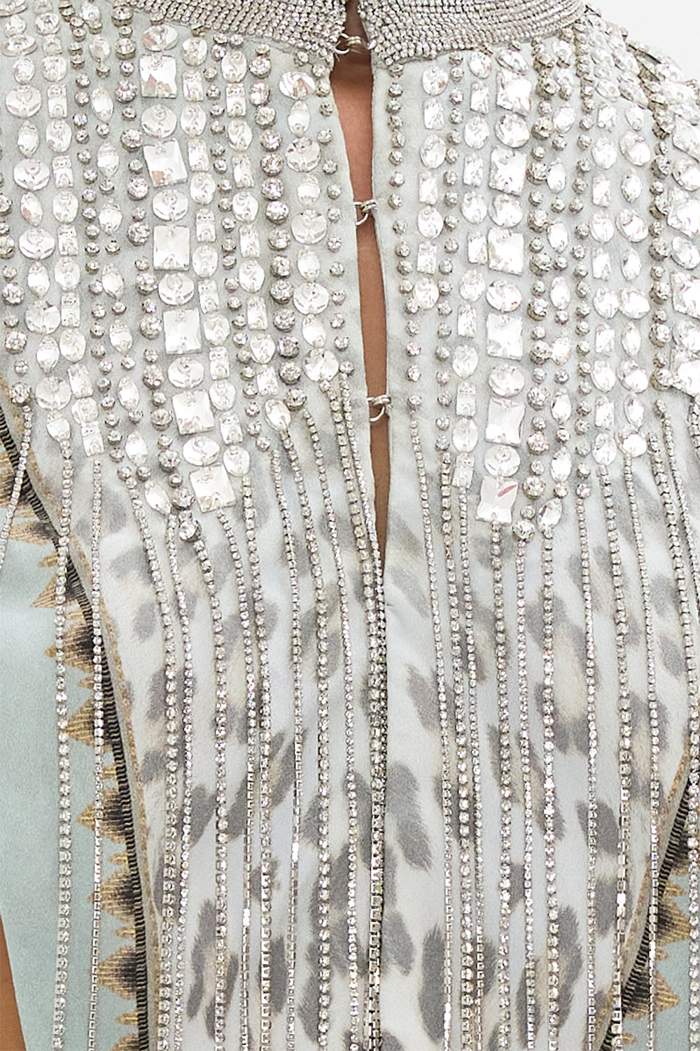 BEADED GILET SAHARA STARLET