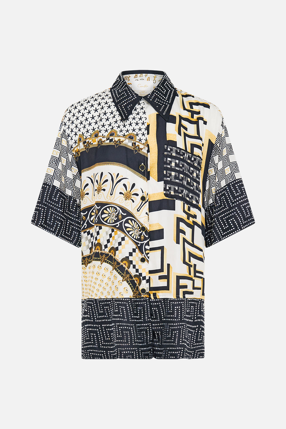 OVERSIZED SHIRT WITH POCKET TEMPLES OF DENDARA