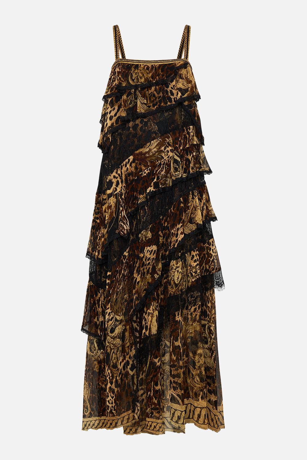 The CAMILLA BATWING CUTOUT SHORT KAFTAN CALL ME CLEOPATRA in our  print.
