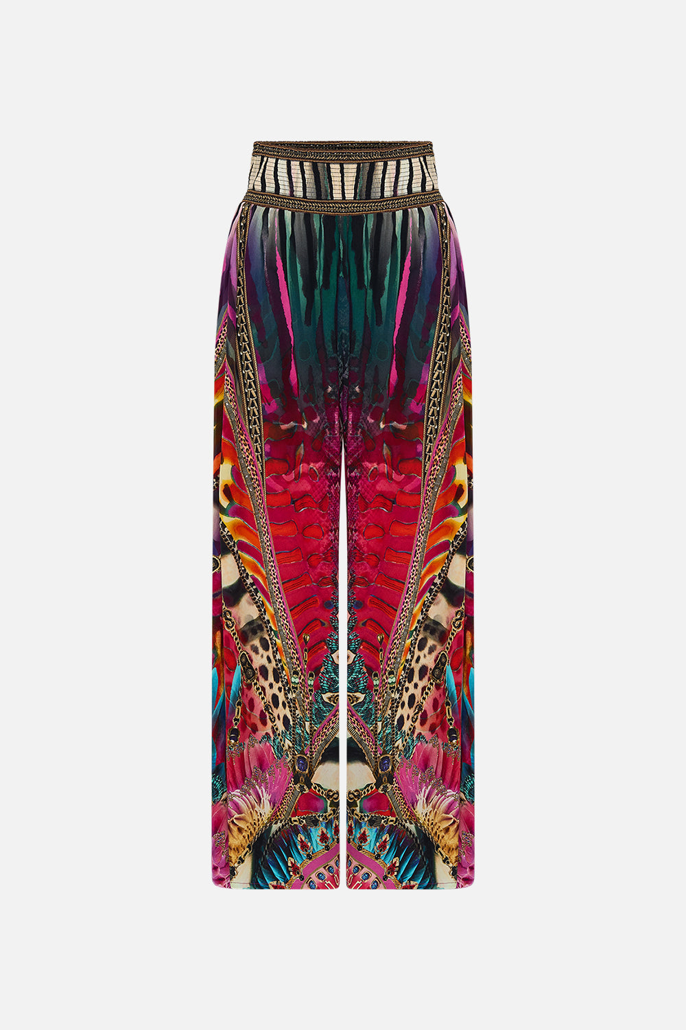 MILLA By CAMILLA Shirred Waist Pant in Sahara Supernatural print.