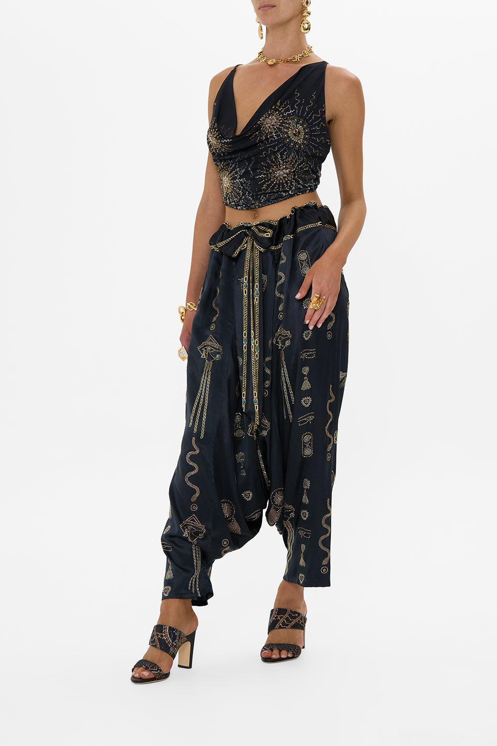 COWL NECK JERSEY TOP CALL ME CLEOPATRA