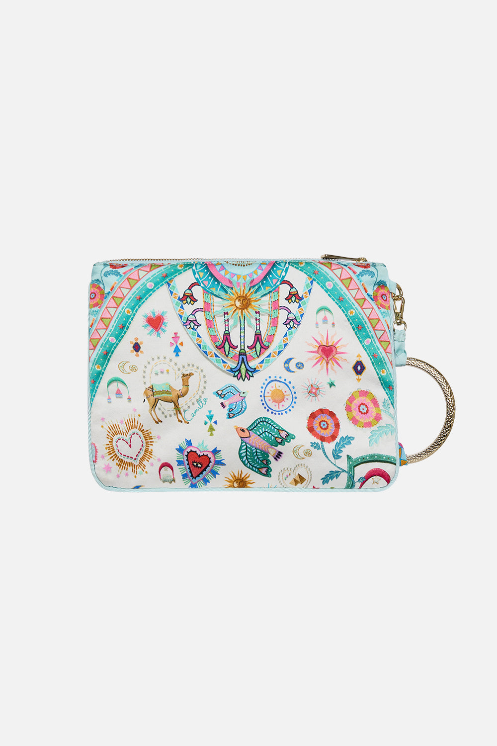 RING SCARF CLUTCH LIVING IN COLOUR