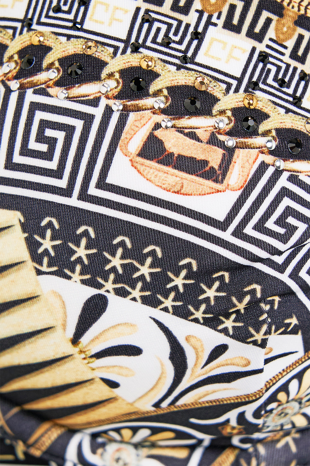 The CAMILLA WIDE STRAP SUNDRESS JAGUAR in our  print.