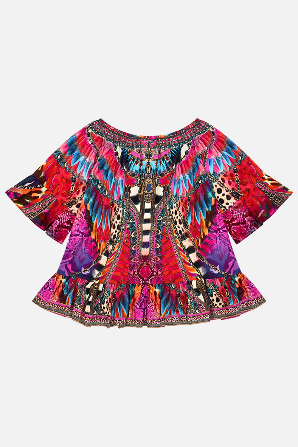 Milla by CAMILLA Kids A Line Frill Dress in Sahara Supernatural print.