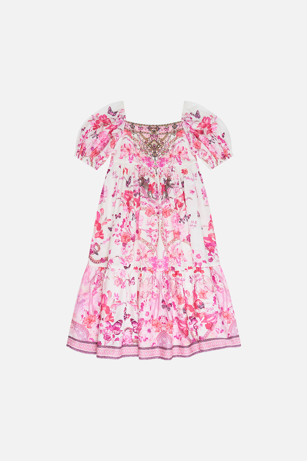 The CAMILLA OVERSIZED SHIRT CAVE OF WONDERS in our  print.