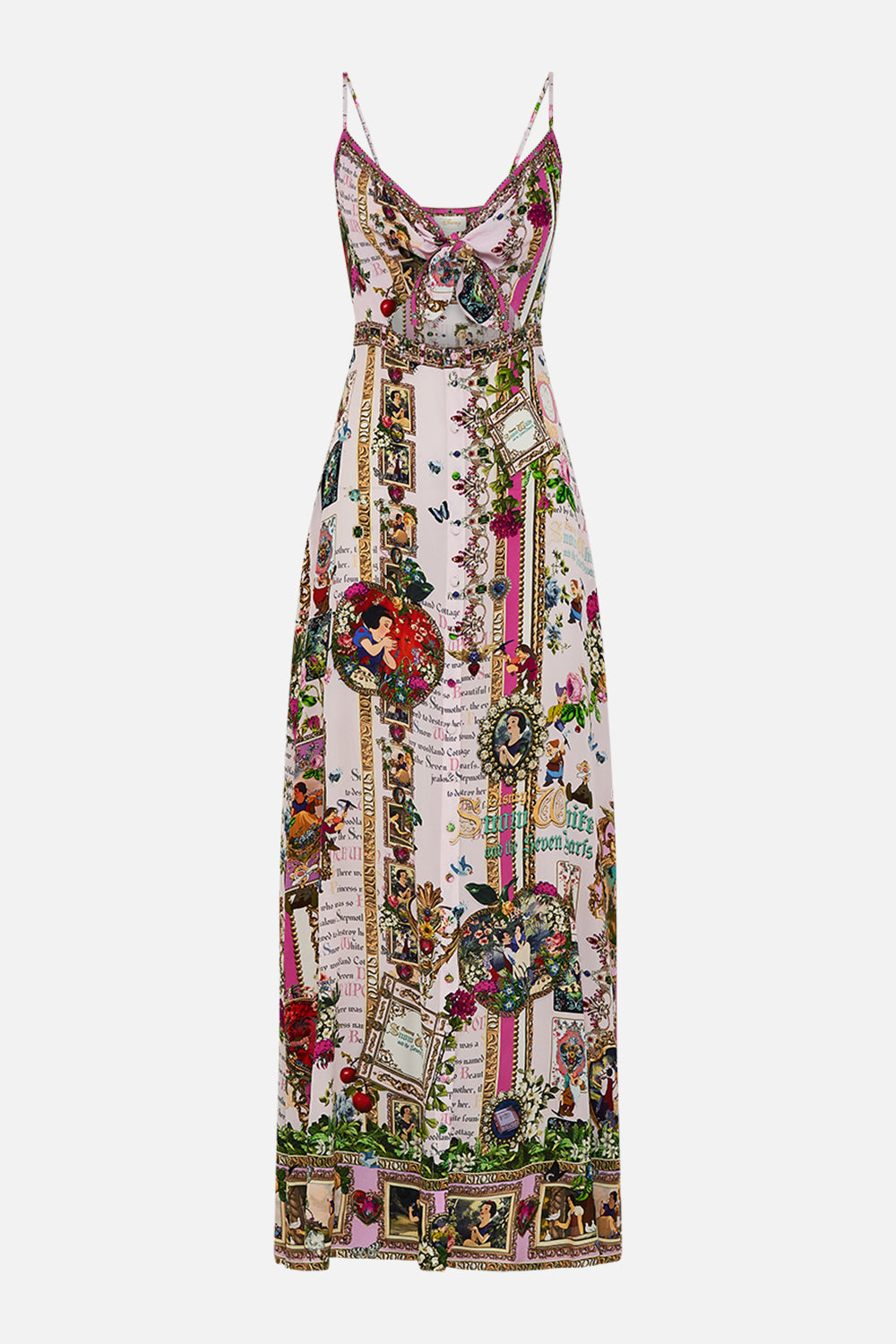 Disney CAMILLA silk maxi dress in My Sweet Snow White print
