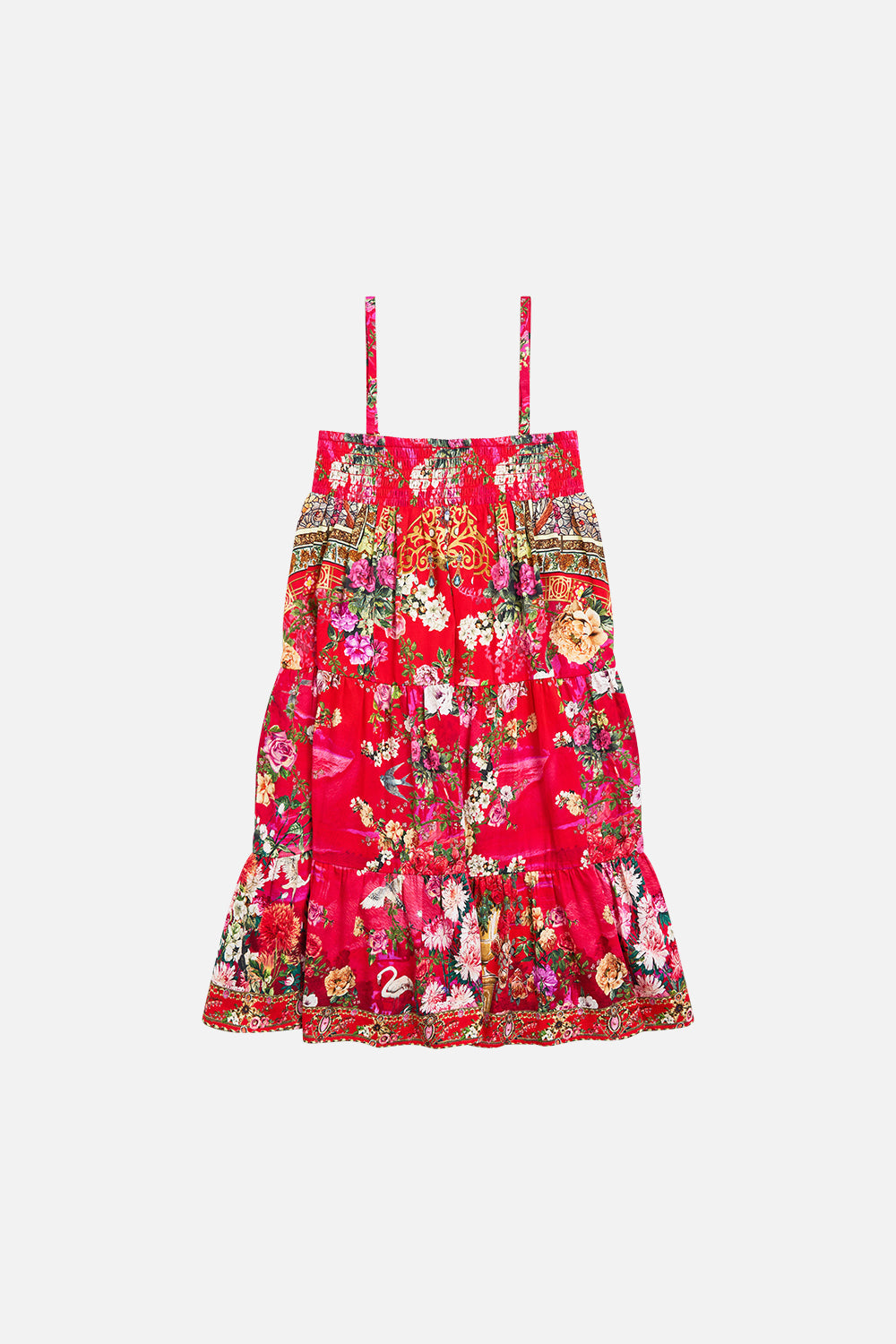 KIDS CONVERTIBLE SHIRRED MAXI SKIRT 4-10 SWEET HOME ALEXANDRIA