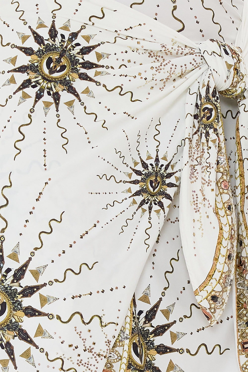 LAYERED SHORT SARONG WITH TIE FRONT GODDESS ENERGY