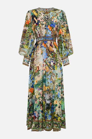 Disney CAMILLA silk maxi dress in The Kindest One of All print 