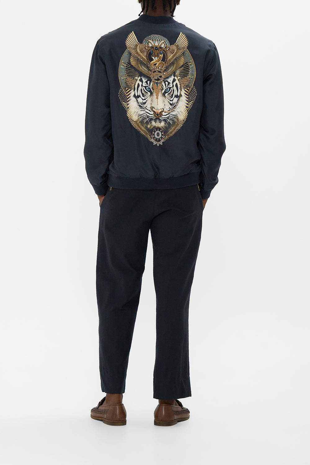 ZIP THROUGH REVERSIBLE BOMBER JACKET ERA OF EMPIRES