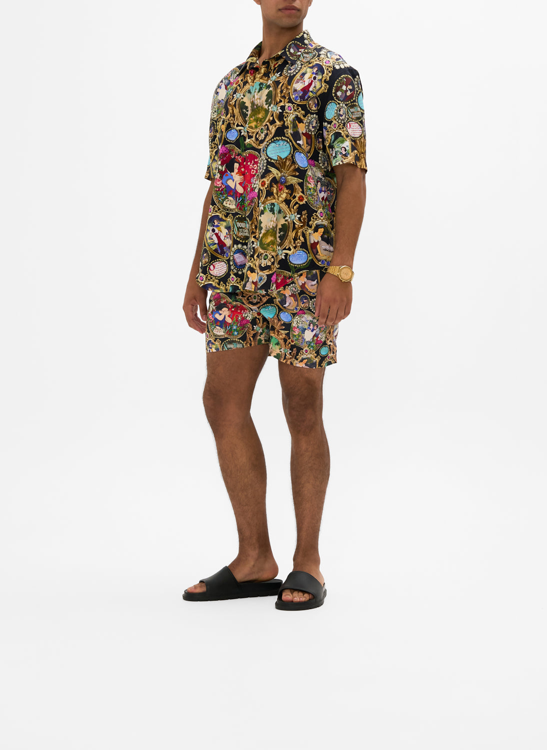 Disney CAMILLA  silk shirt in Happuly Ever After print