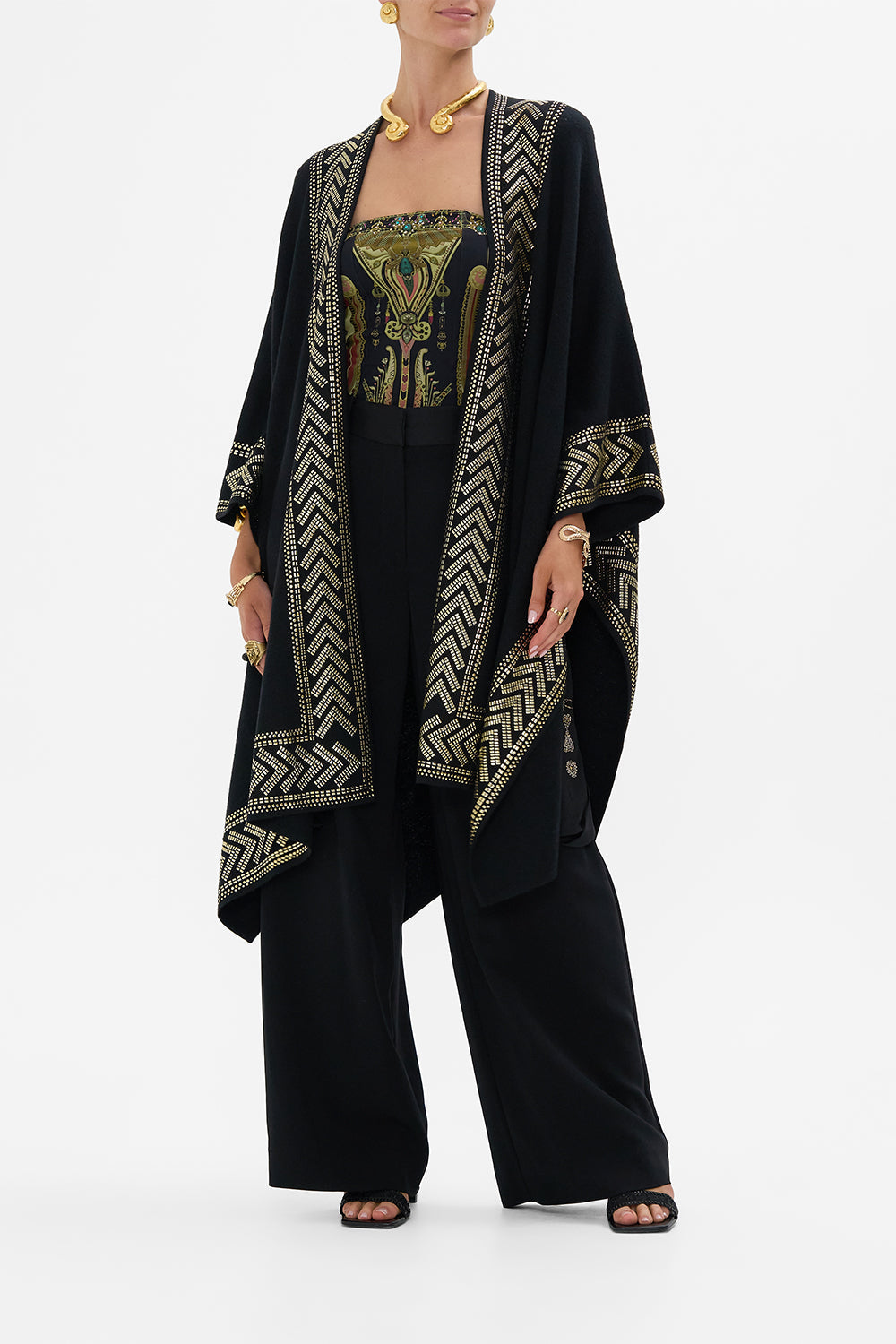 CAMILLA Throw Over in They Called Her Nefertari print