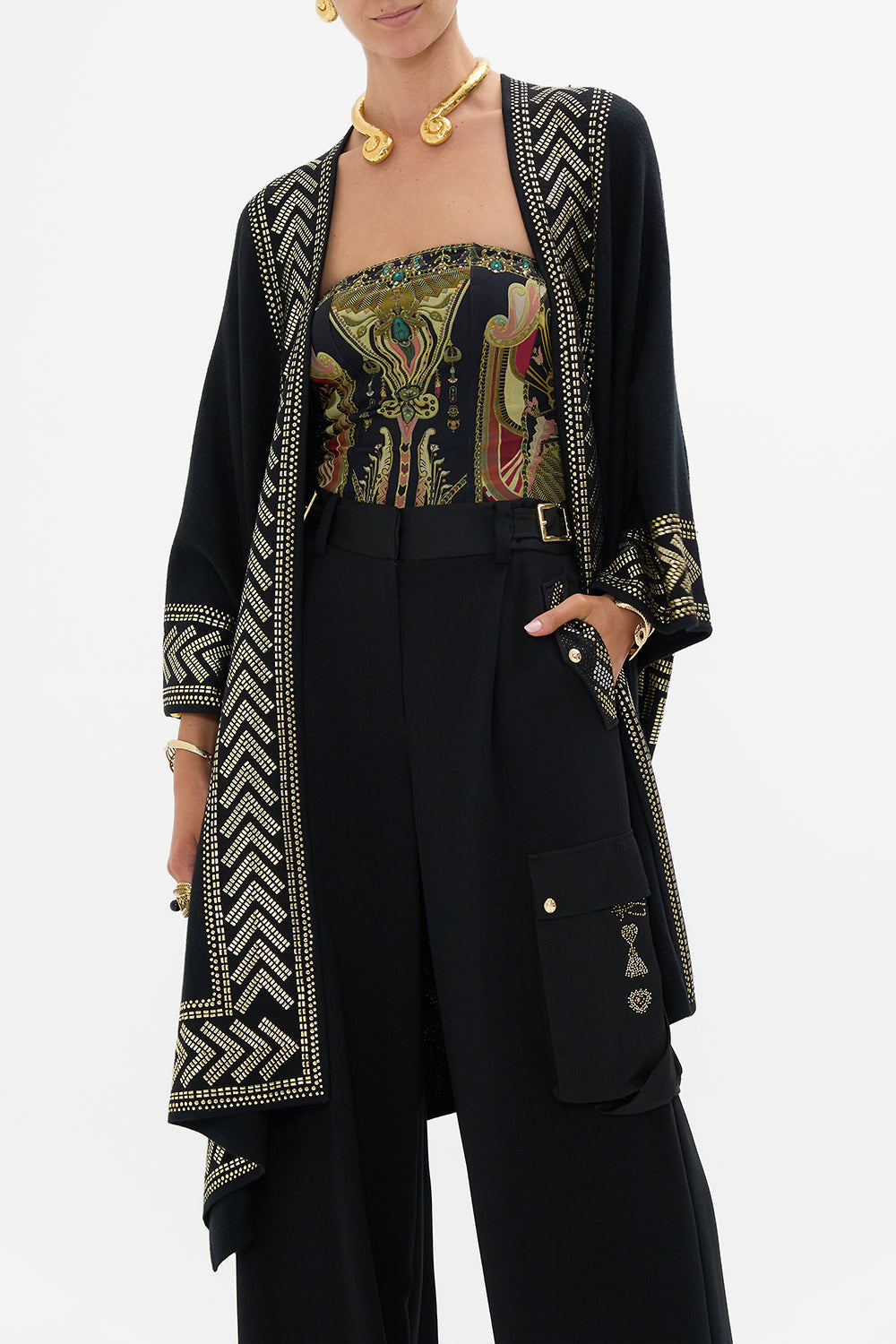 CAMILLA Throw Over in They Called Her Nefertari print