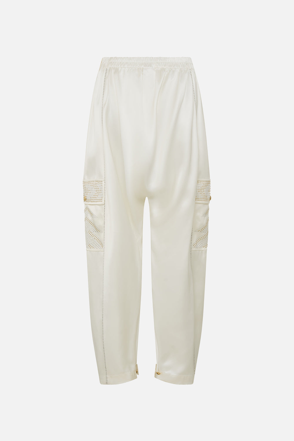 CAMILLA Harem Pant with Side Snaps in Valley Of The Queens print