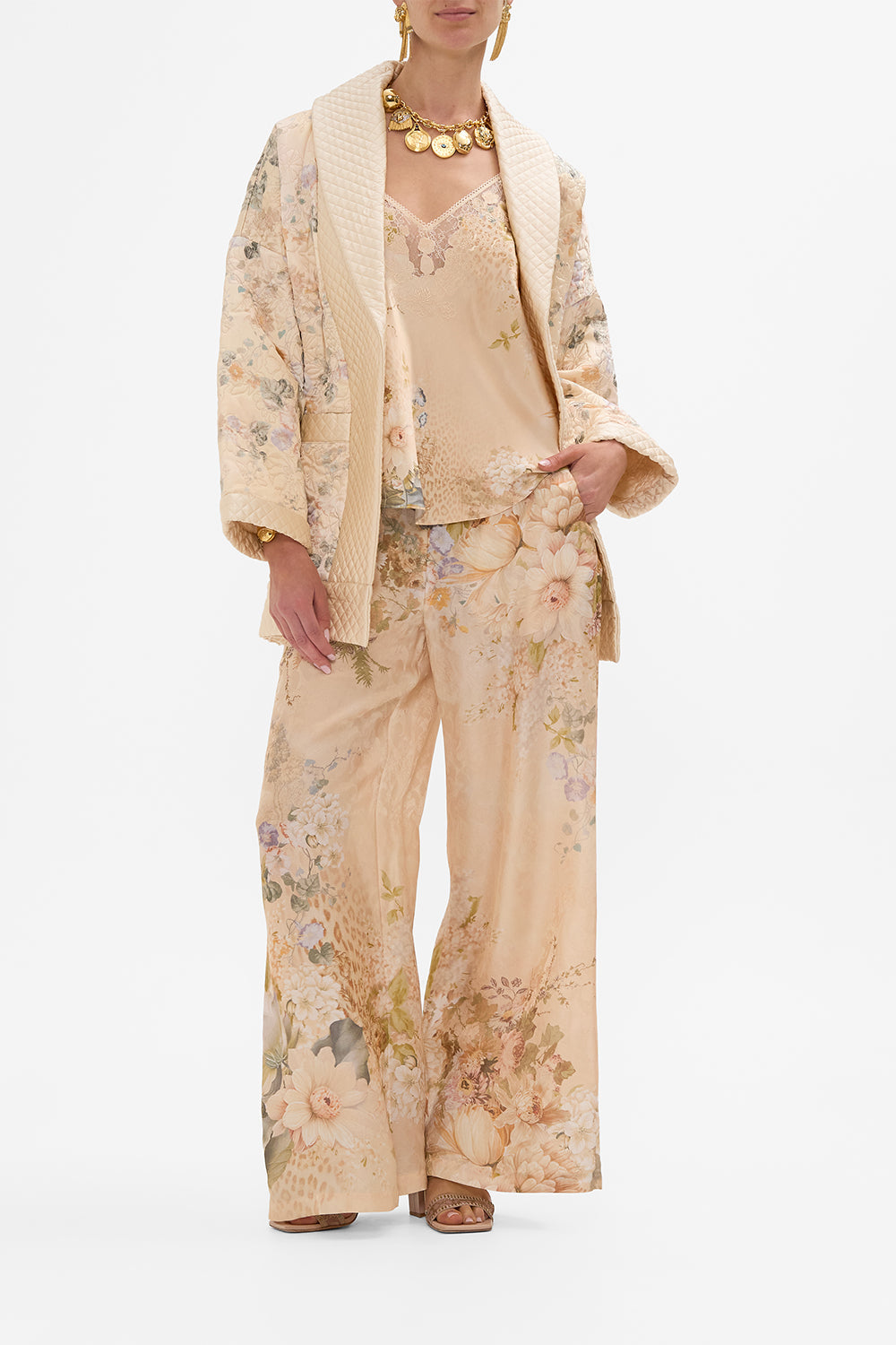 The CAMILLA LONG SLEEVE CAMP COLLARED SHIRT THE EGYPT EFFECT in our  print.