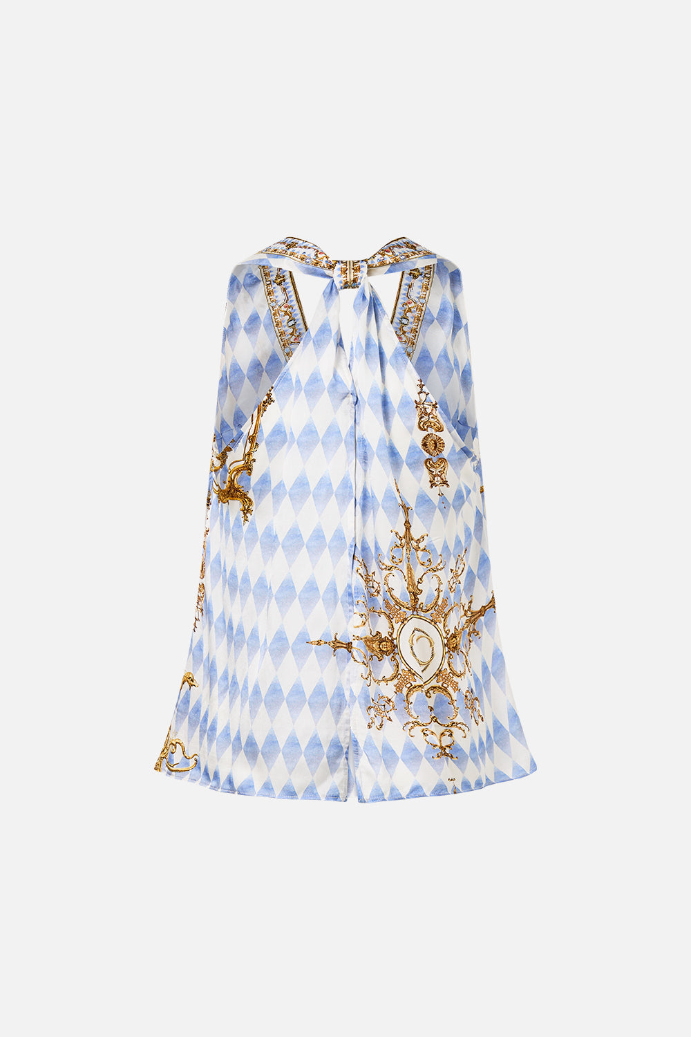 The CAMILLA KIDS ROUND NECK TIERED DRESS 12-14 MONSERRATE MAGIC in our  print.