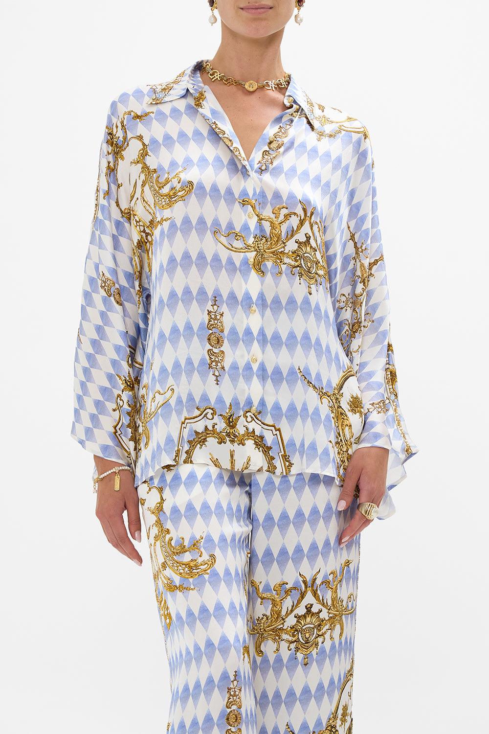 WIDE SLEEVE BLOUSE THRONE GAMES