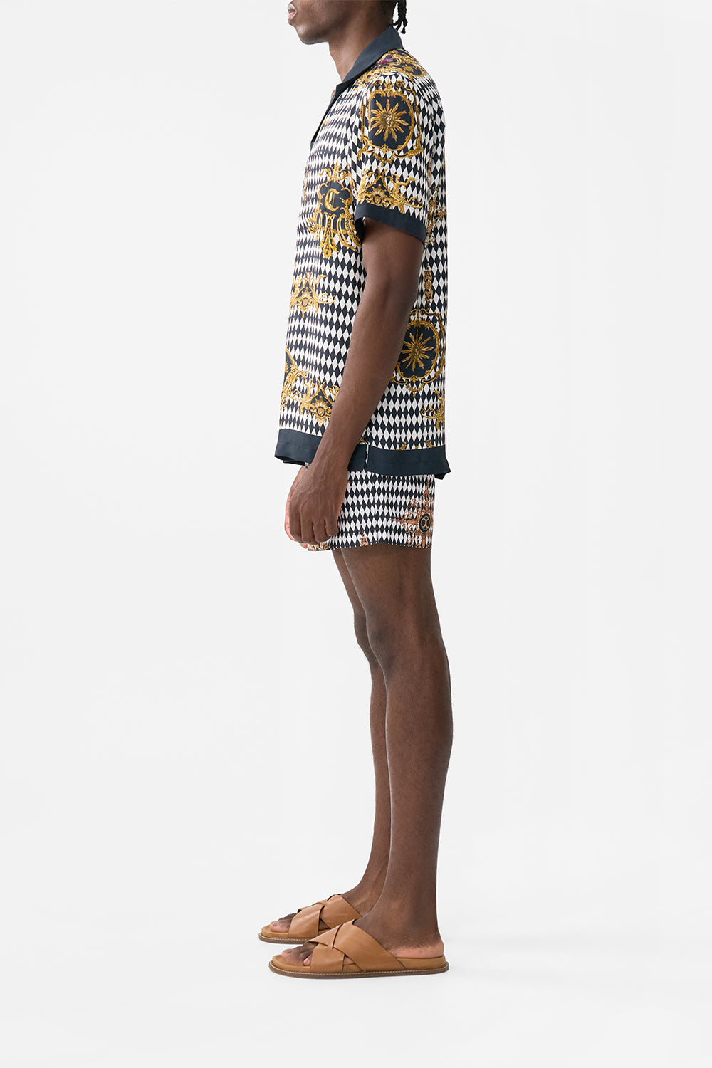 The CAMILLA STRAIGHT LEG PANT PESTANA PANORAMA in our  print.
