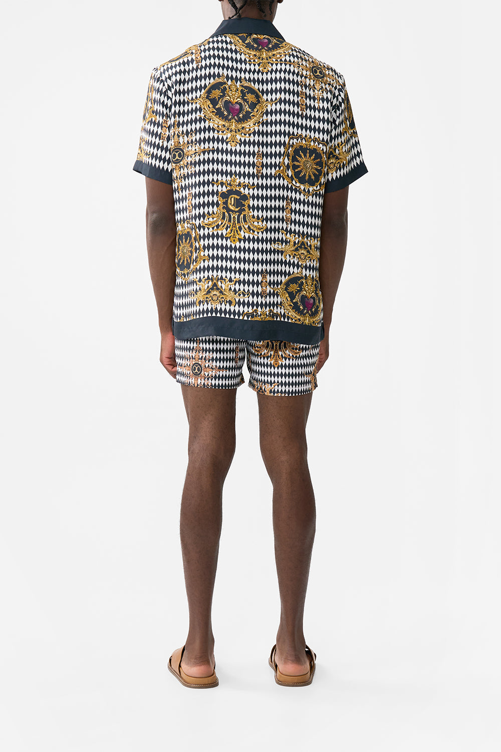 The CAMILLA STRAIGHT LEG PANT PESTANA PANORAMA in our  print.