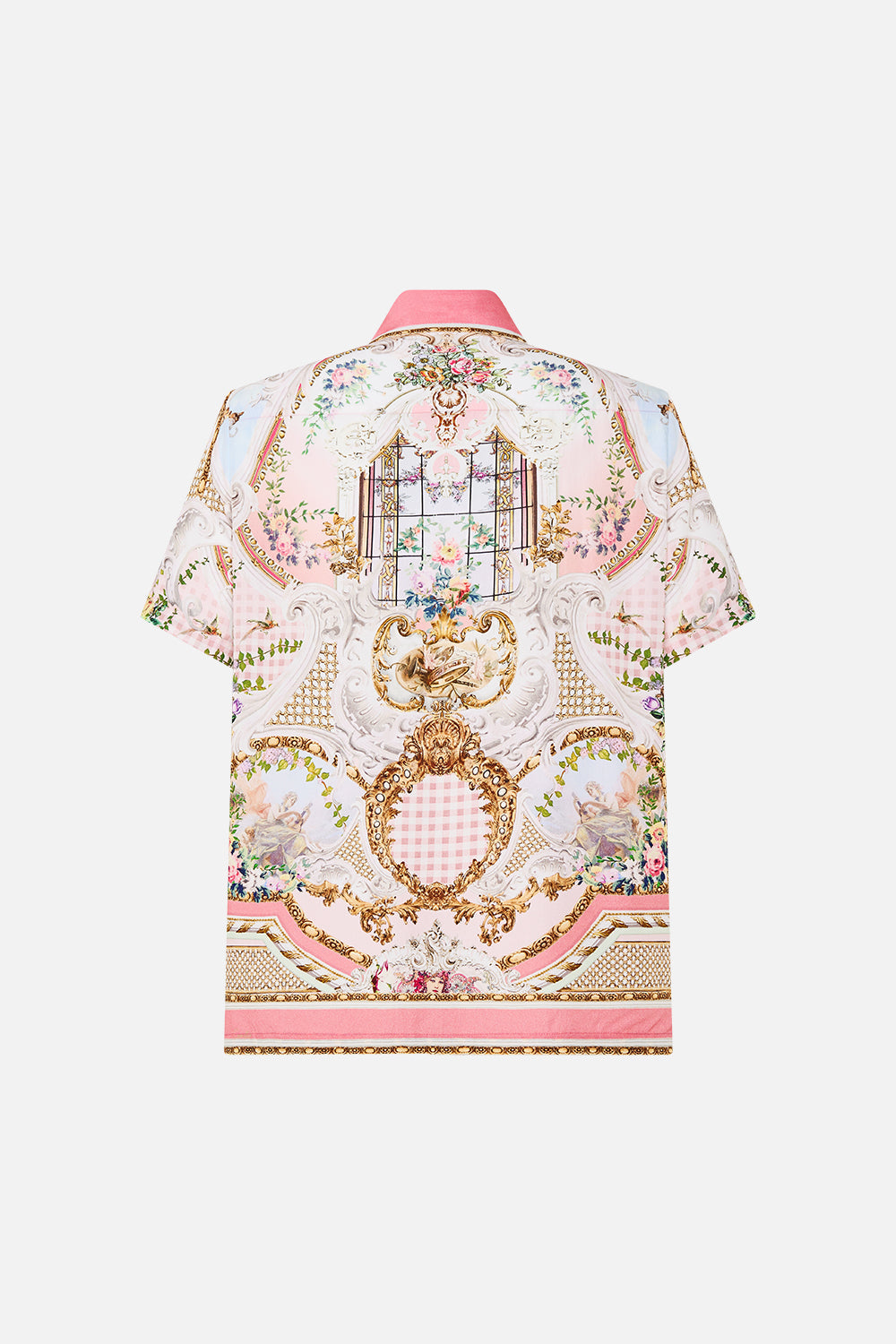 SHORT SLEEVE CAMP COLLARED SHIRT LISBON LULLABY