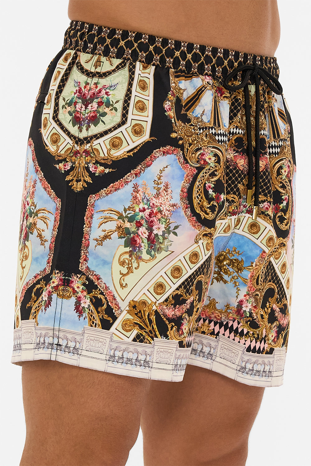 The CAMILLA TIE UP SCARF TOP WALL TO WALL WONDERS in our  print.