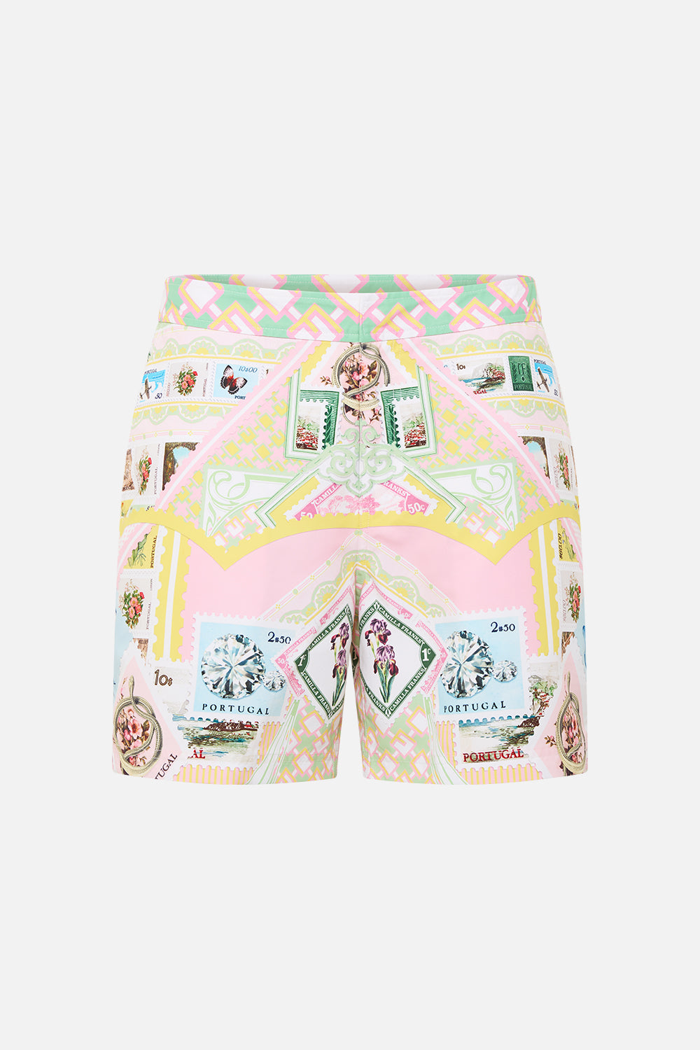 The CAMILLA MINI SHIRT DRESS MONARCHY MANIA in our  print.