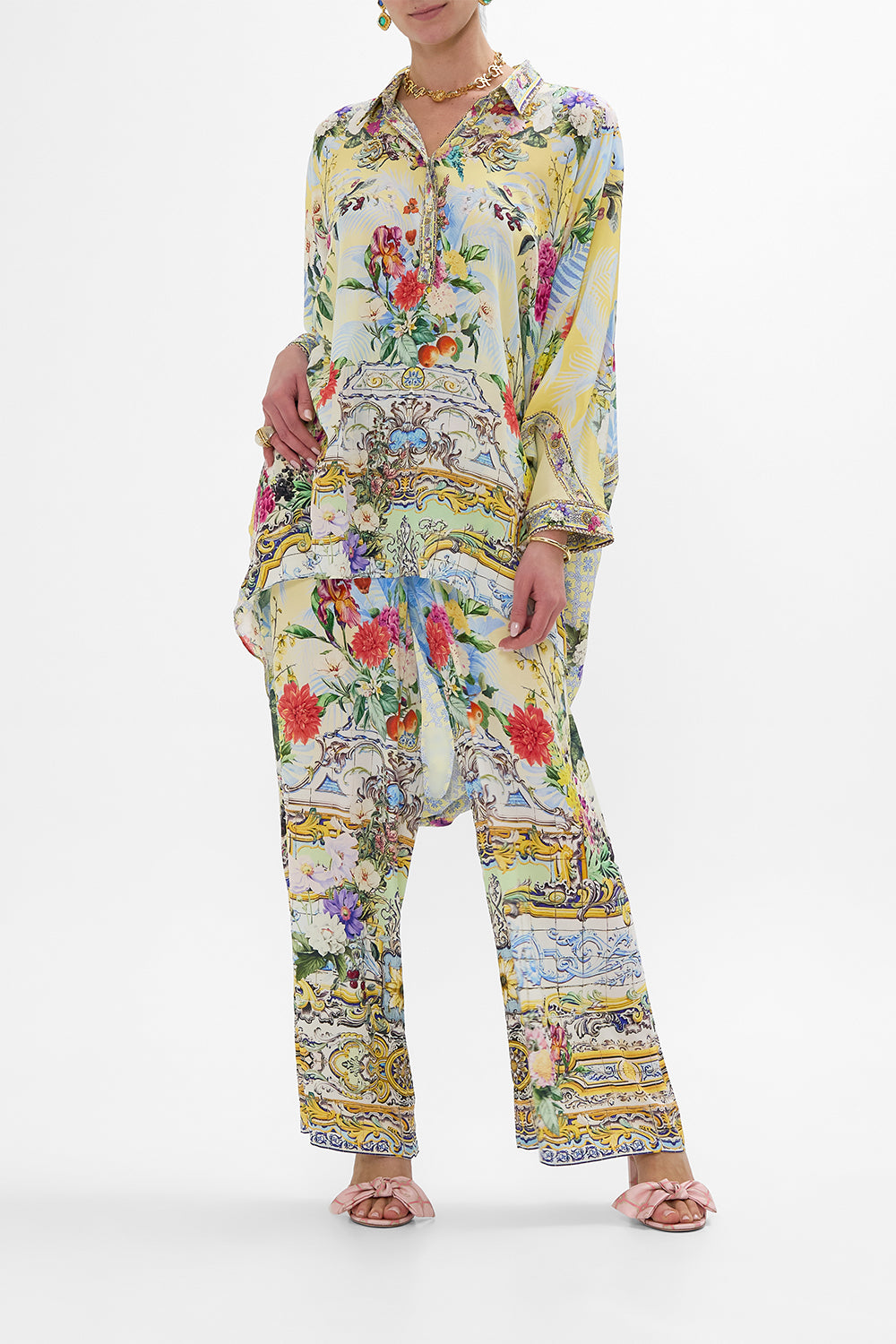 STRAIGHT LEG PANT FLOR FANTÁSTICA