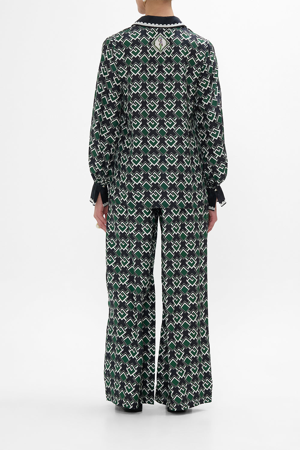 CURVED COLLAR BLOUSE WITH POCKETS MY PORTO PEN PAL