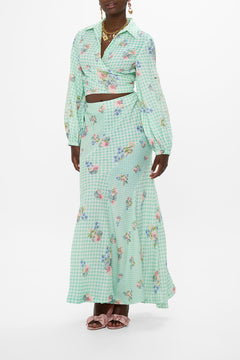 CROPPED WRAP SHIRT PESTANA PANORAMA